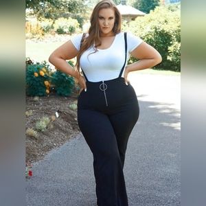 Black keyhole jumpsuit